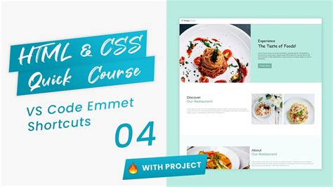 Html Css Quick Course 04 Vs Code Emmet Shortcuts Complete Course For Beginners🔥 Youtube