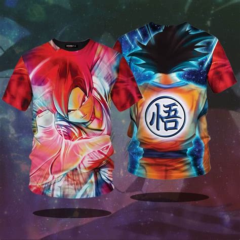 Dragon Ball Z Son Goku Super Saiyan Rose Blue Aura T Shirt