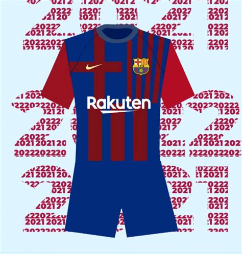 The new home kit will feature three color stripes; Camisa do Barcelona para 2021-2022 deve ter inspiração no ...