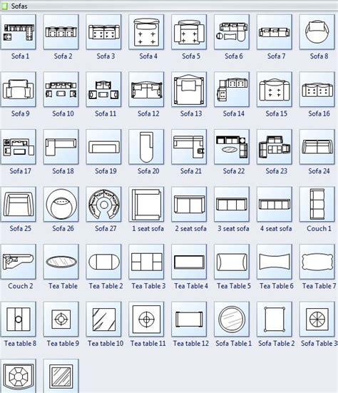 Sofa Symbols For Floor Plan Floor Plan Symbols Bedroom Design Diy