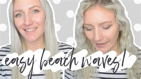 Easy Beach Waves Tutorial With Babyliss Pro Deep Waver Youtube