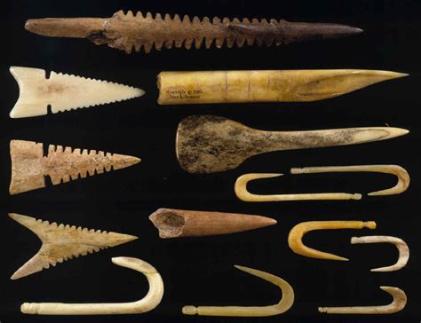 Cahokia Mound Builder Bone Tools And Weapons These Tools Are