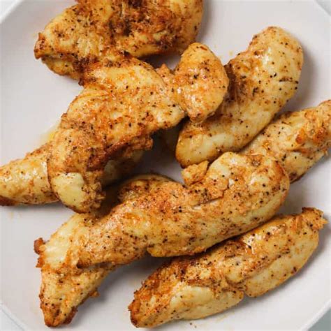 Your air fryer needs these recipes in its life! Air Fryer Naked Chicken Tenders (No Breading) - Skinny Comfort