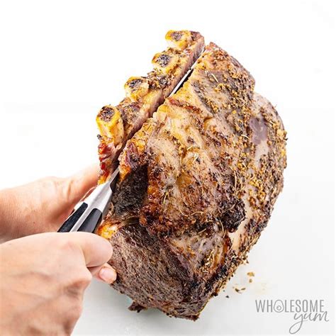 Fresh herbs, lemon zest, garlic, pepper and dijon mustard are all excellent matches for prime rib. Perfect Garlic Butter Prime Rib Roast Recipe | Wholesome Yum | Prime rib roast, Rib roast recipe ...