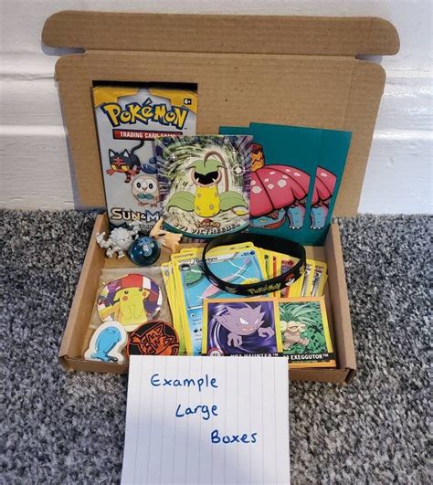 Pokemon Mystery Boxes Etsy Uk