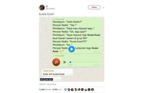 lagu kuwa kuwi viral liriknya bikin ngakak