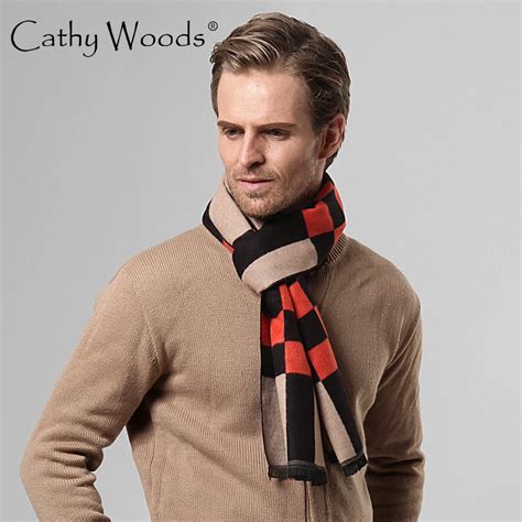 2016 Winter Luxury Brand Men Scarf Classic Business Winter Scarf Soft