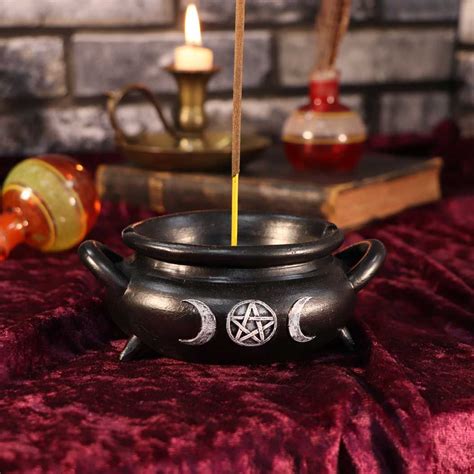 Cauldron Bubble Incense Burner Set Of 6 13cm