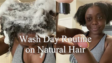 Wash Day Routine On Natural Hair Start To Finish YouTube