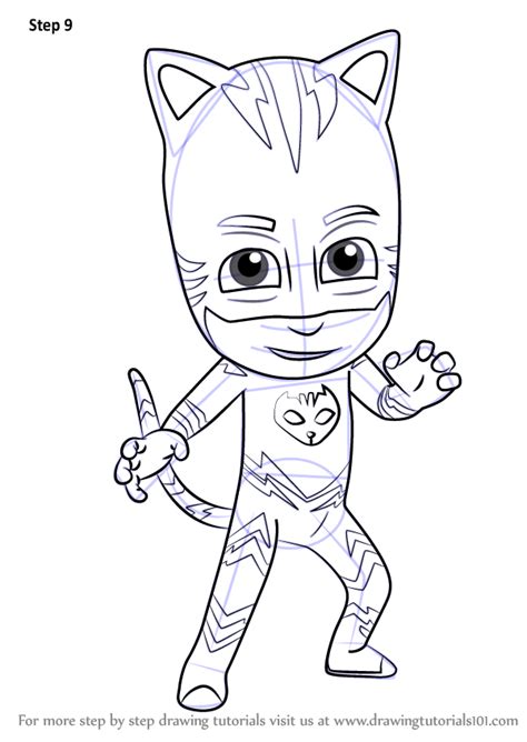 How to draw master fang from pj masks. Learn How to Draw Catboy from PJ Masks (PJ Masks) Step by ...
