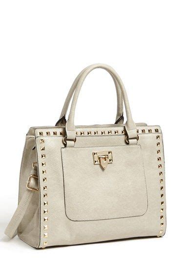 Emperia Studded Faux Leather Satchel Juniors Available At Nordstrom