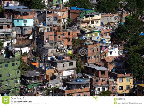 Favela In Rio De Janeiro Editorial Stock Image Image Of