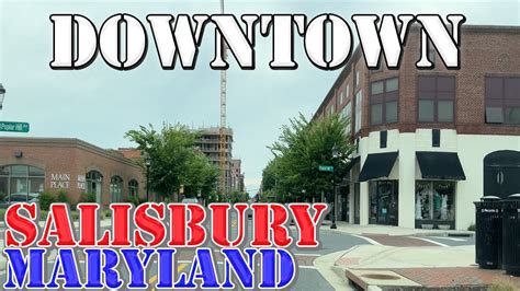 Salisbury Maryland 4k Downtown Drive Youtube