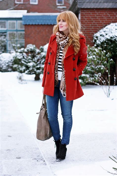 Fashion Painted Dreams Cool Outfits Red Peacoat Outfit Fashion