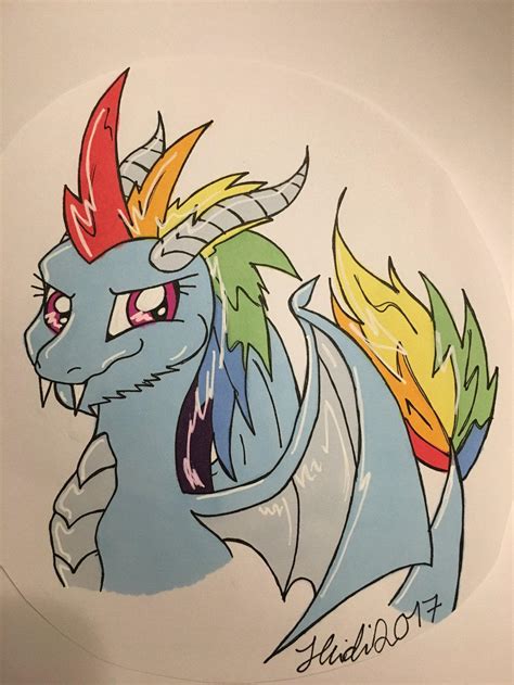 Rainbow Dash Dragon By Foreignergirll On Deviantart