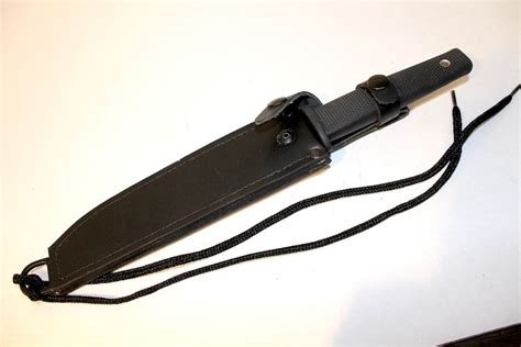Oyabun Cold Steel Tanto Point Combat Knife With Leather Sheath Ebth