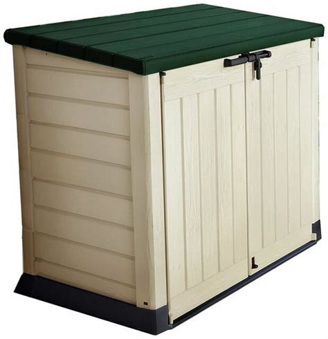 Keter Store It Out Max Outdoor Plastic Garden Storage Shed Beige