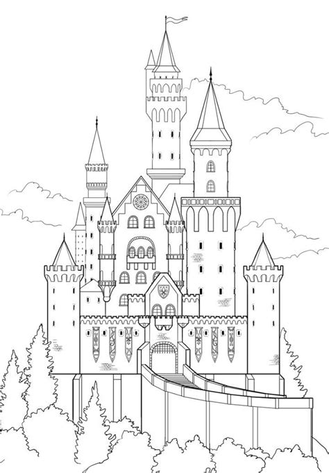 25 Easy Castle Drawing Ideas How To Draw A Castle