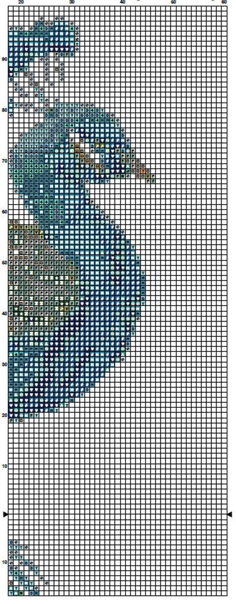 peacock cross stitch pattern 1 instant pdf download peacock etsy