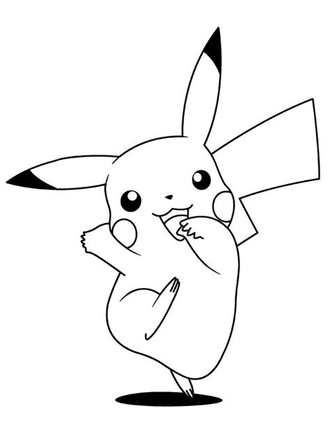 Disegno Di Pokemon Pikachu Da Colorare Pokemon Para Colorir Desenho