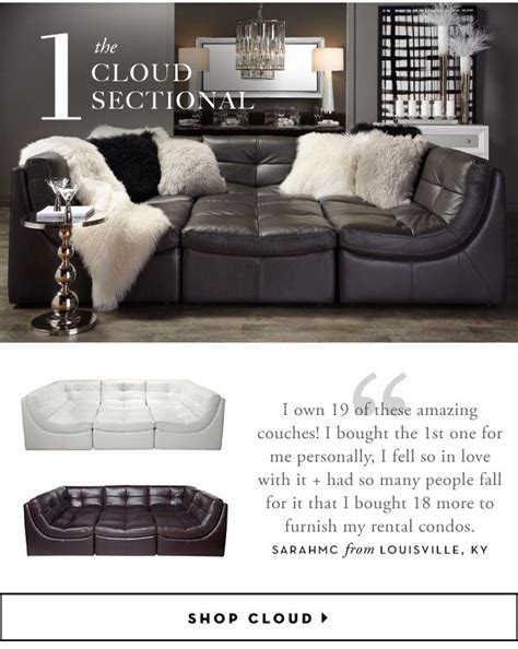 Hey guys welcome back to my channel! ZGallerie Cloud Sectional | Family room makeover ...