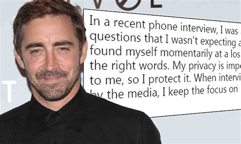 Lee Pace Owns Sexuality In Clarification Over W Interview