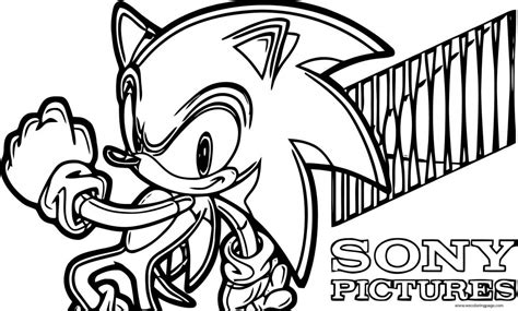 Fat Sonic The Hedgehog Coloring Page