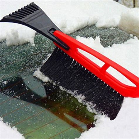 2 In 1 Car High Strength Snow Shovel With Snow Frost Broom Brush And