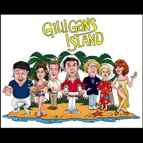 The Cast Of Gilligans Island Giligans Island Cartoon Tv Old Tv Shows