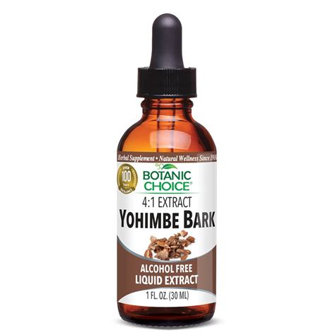 Buy Yohimbe Bark Liquid Extract 1 Oz Botanic Choice