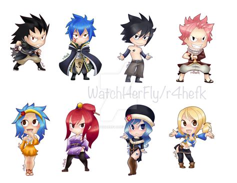 Fairy Tail Stickers By Watchherfly On Deviantart