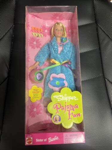 new vintage 2000 mattel barbie teen skipper pajama fun doll and magic date ball 74299505966 ebay