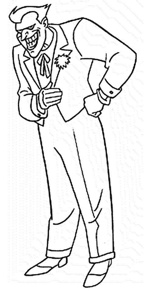 The Joker Coloring Pages Coloring Home