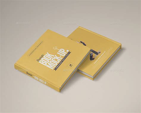 Download Square Book Mock-Up Set 3 by punedesign | GraphicRiver