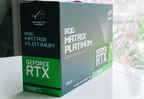 Asus Rog Matrix Geforce Rtx 2080 Ti Platinum