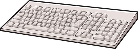 Multiple sizes and related images are all free on clker.com. Computer Keyboard Cartoon Vector Clipart - FriendlyStock