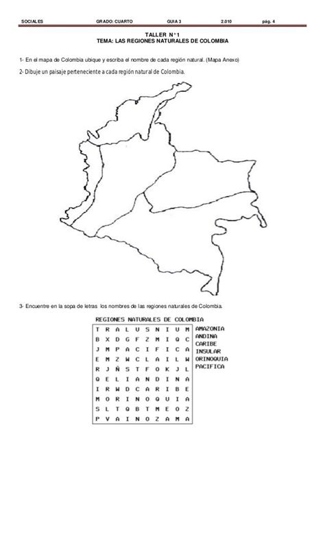 Regiones Naturales De Colombia 3° Mapa De Colombia Tipos De