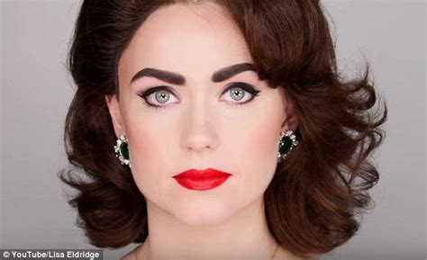 A List Make Up Artist Lisa Eldridge Recreates Elizabeth Taylors