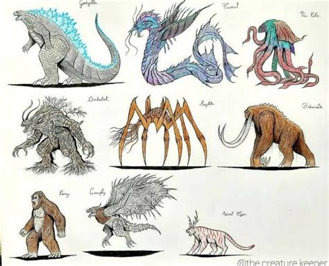 All Titanus Kaiju Monsters Godzilla Godzilla Funny