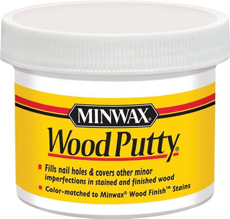 Minwax 13616000 Wood Putty 375 Oz Jar White