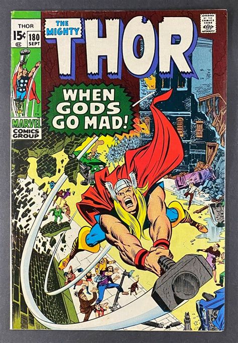 Thor 1966 180 Fnvf 70 Neal Adams Art