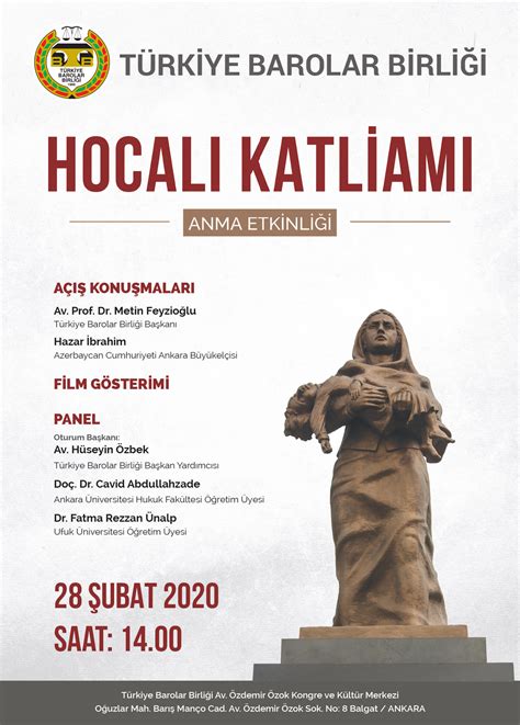 Hocalı Katliamı Anma Etkinliği - Türkiye Barolar Birliği
