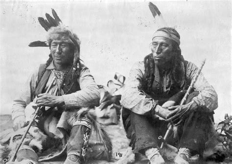Two Plains Indian Men City Of Vancouver Archives Native American