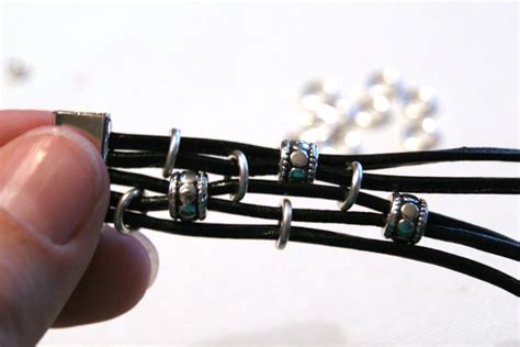Discover over 12952 of our best selection of. DIY Leather Bracelet Featuring Cord & Jump Rings