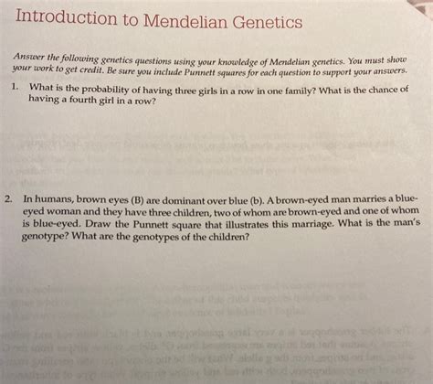 High school, college/university, master's or phd, and we will assign you a writer who can satisfactorily meet your professor's expectations. Mendel And Basic Genetics Packet Ws Answers - Mendelian ...