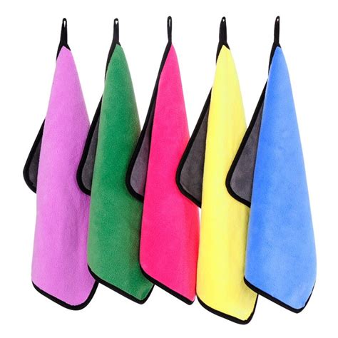 40x60cm Red Blue Green Car Washing Microfiber Clothes Vehicle Detailing