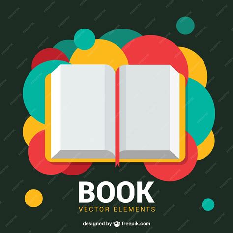 Premium Vector Open Book With Colorful Dots On Background
