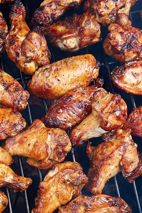 Irresistible Grilled Chicken Wings I Food Blogger