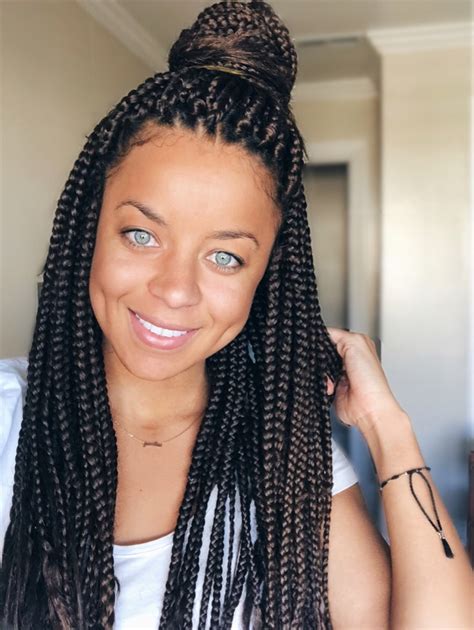 Hairstyles natural hair box braids. Winter Hair: Box Braids! | creative inspiration