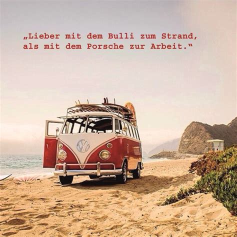 Ein perfektes geschenk zum hochzeitstag der eltern! Mit Bulli zum Strand | Sprüche, Urlaub lustig, Zitate reisen